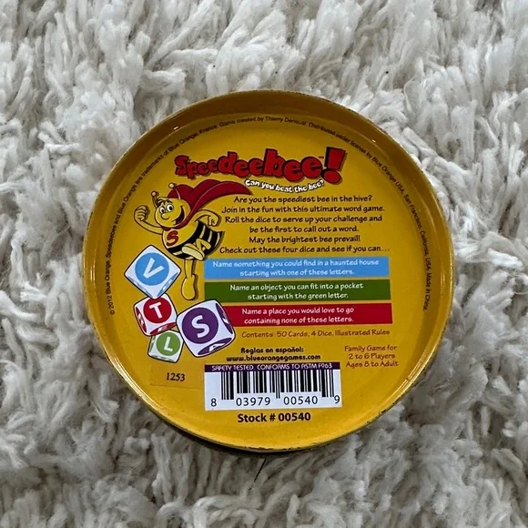 SpeedeeBee Game - Purple and Yellow NWOT - Picture 2 of 3